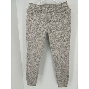Ann Taylor LOFT Women Modern Skinny Ankle Jeans Leopard Denim. Size: 25/0